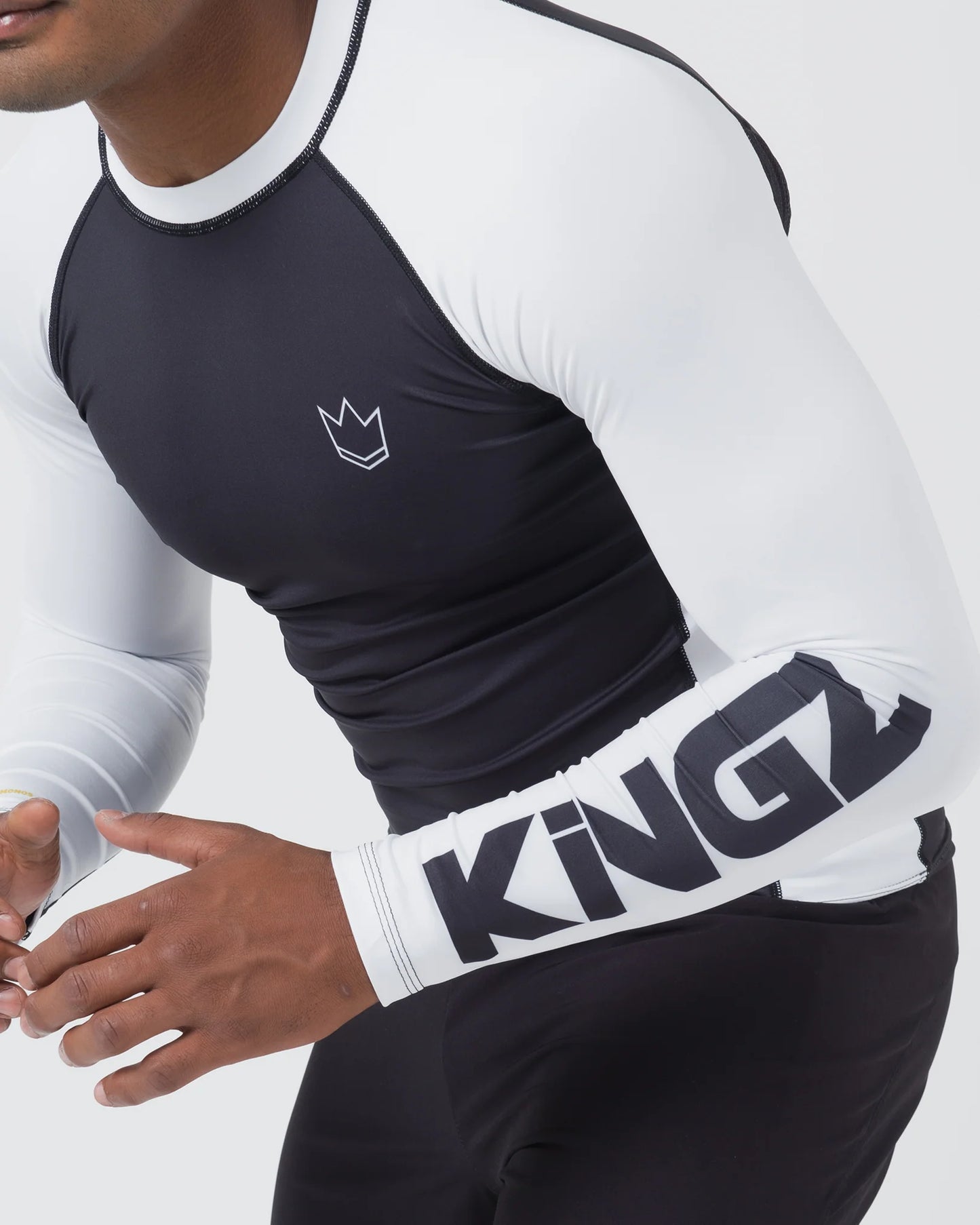 Camiseta de manga larga Rashguard clasificada de Kingz