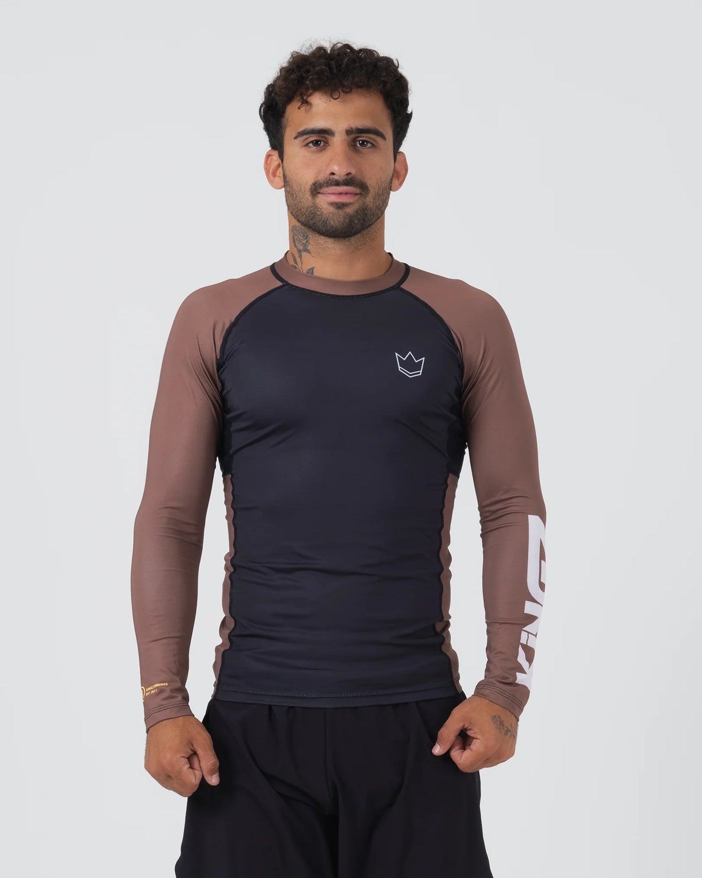 Camiseta de manga larga Rashguard clasificada de Kingz