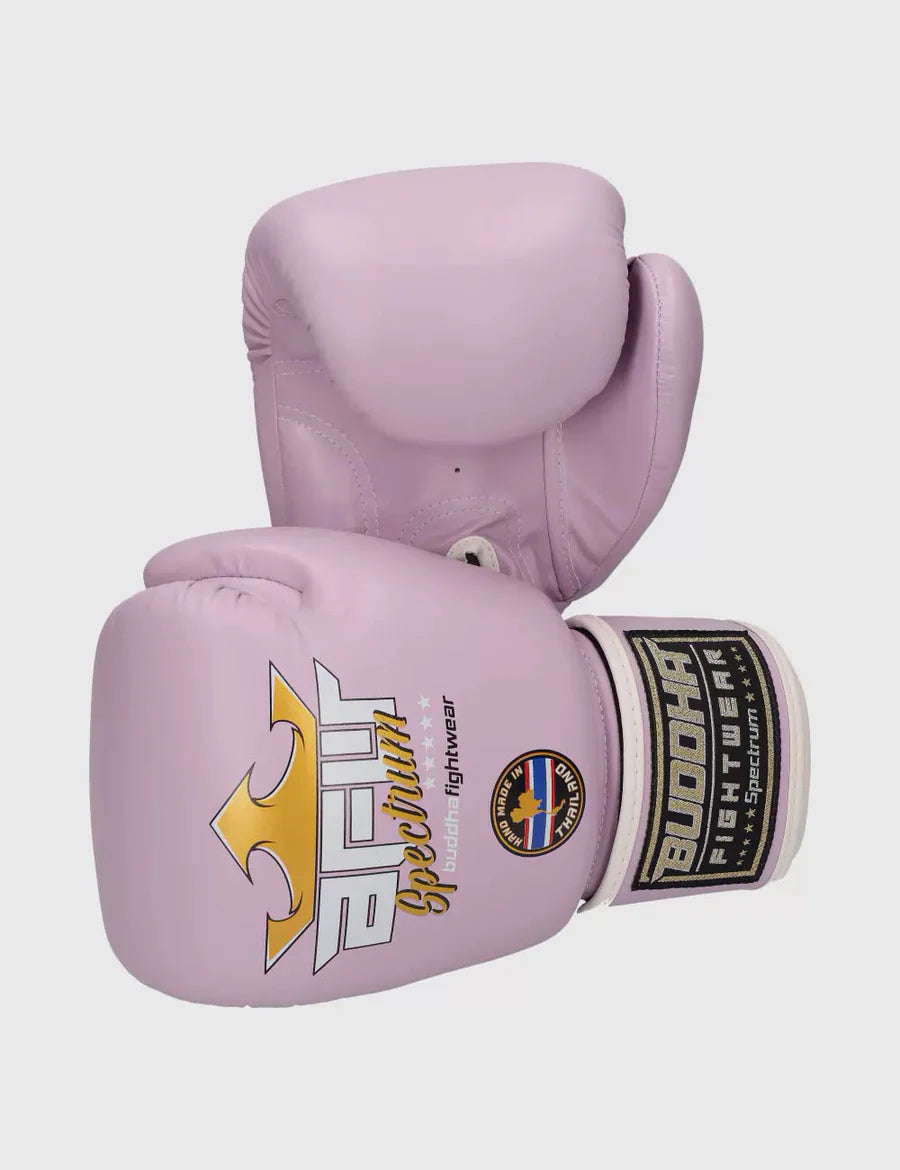 Buddha Boxing Gloves Spectrum Thailand Amethyst Smoke 14 oz