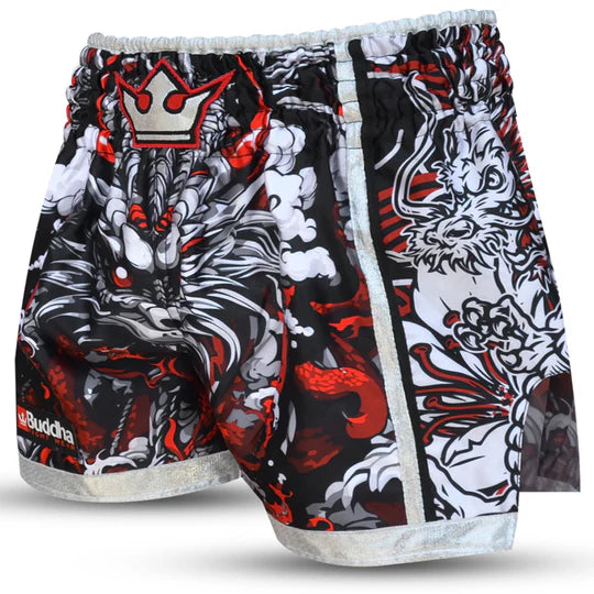 Pantalón corto Buddha para Kickboxing y Muay thai "Dragon"