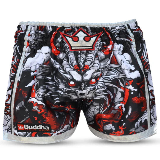 Pantalón corto Buddha para Kickboxing y Muay thai "Dragon"