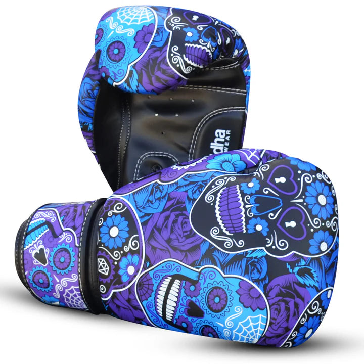Guantes de boxeo Buddha "Mexican" color negro mate