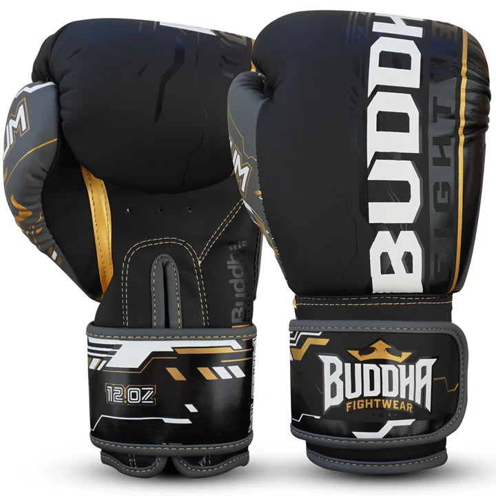Buddha boxing gloves Millenium Black 14 oz