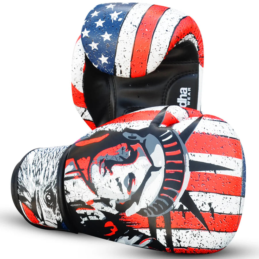 Guantes de boxeo Buddha Fantasy "Estados Unidos"