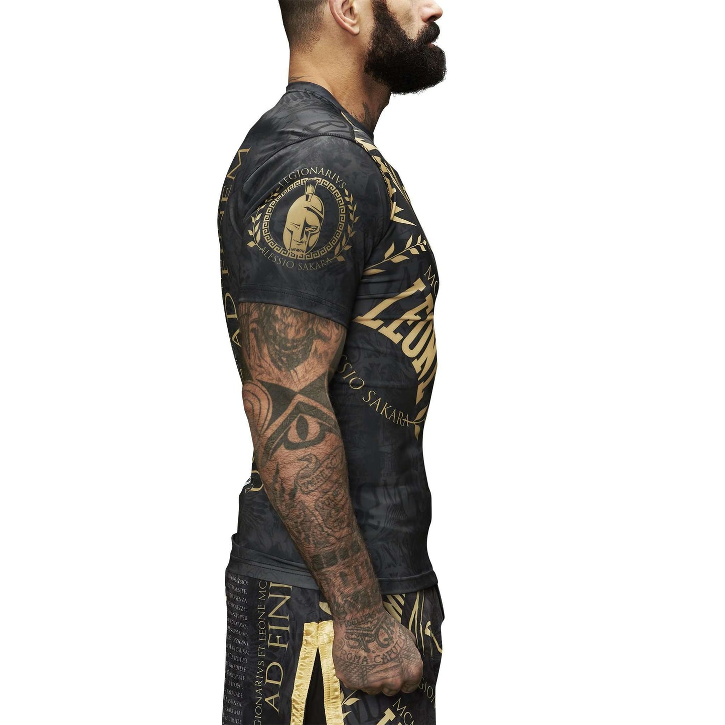 Rashguard de manga corta "Weighted Gloves" Leone1947