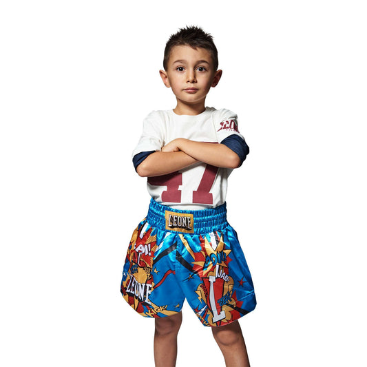 Pantalones cortos para niños de kickboxing y muay thai Leone1947 'Hero'