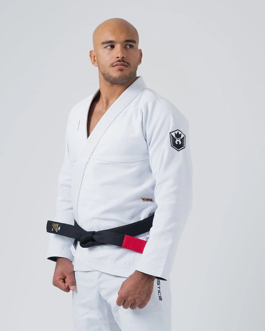 Kimono de jiu-jitsu brasileño Kingz "Balistico 4.0" color blanco