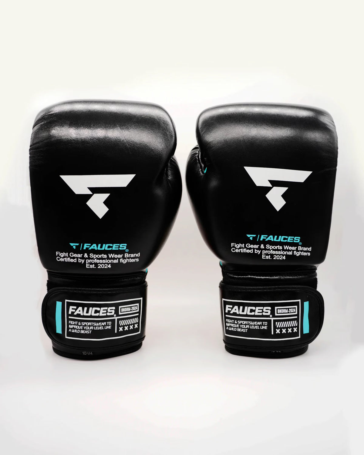 Fauces Boxing gloves leather black 14 oz