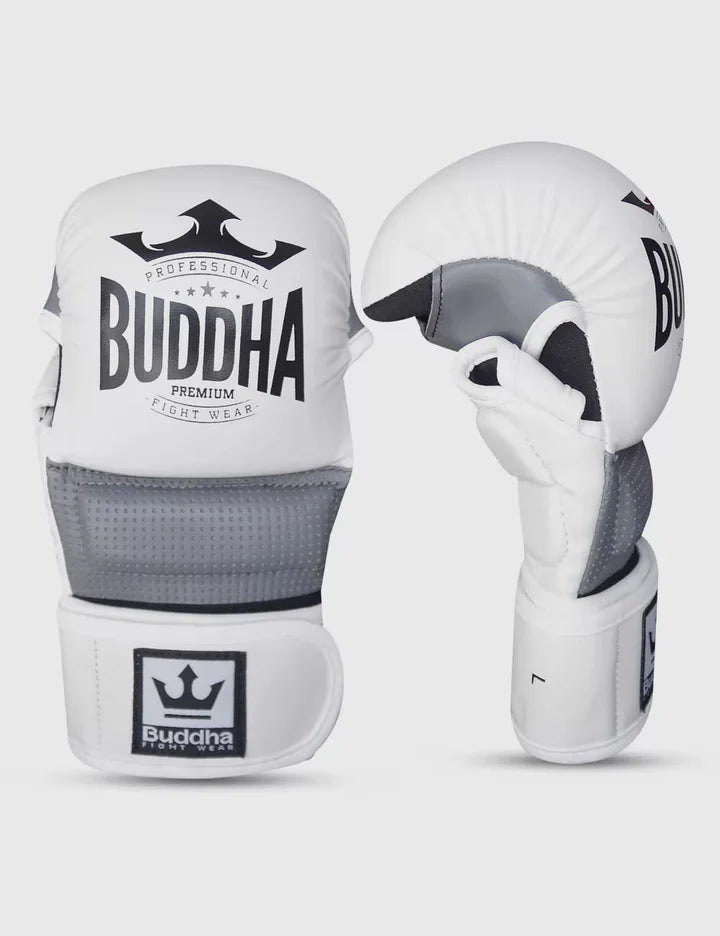 Guantes Buddha MMA negros y grises