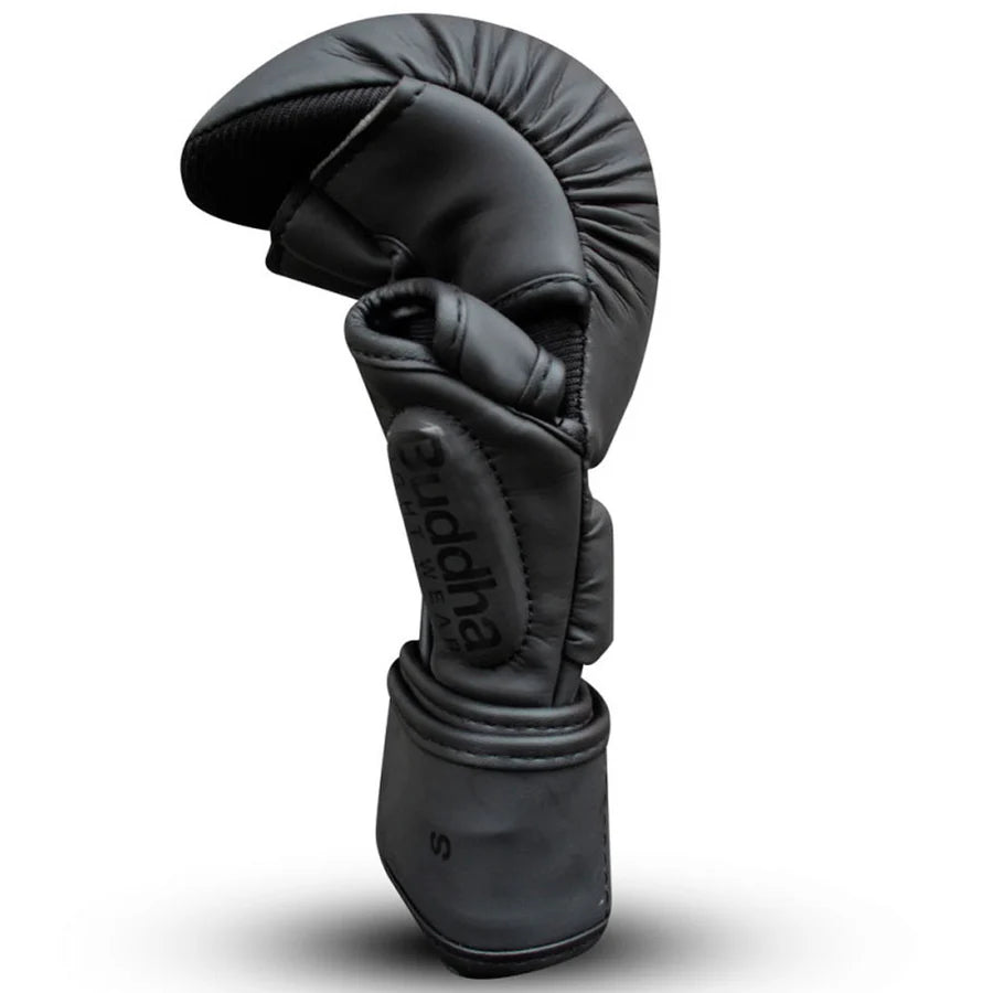 Buddha MMA Gloves Matt Black