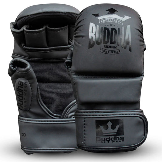 Buddha MMA Gloves Matt Black
