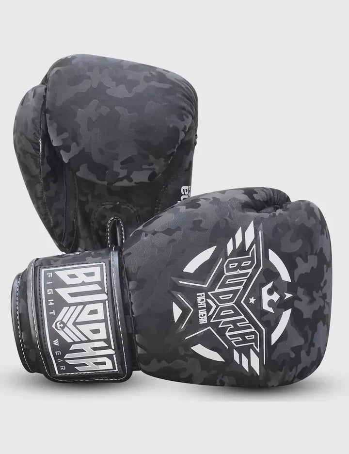 Guantes Infantiles Buddha Army Negros