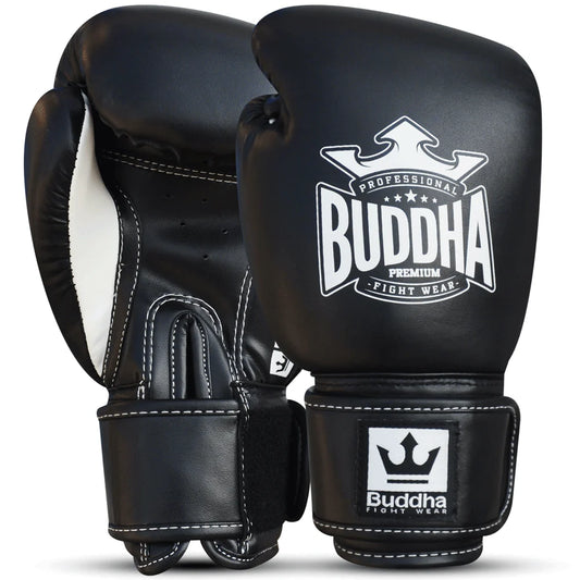 Guantes de boxeo para niños Buddha Premium negros