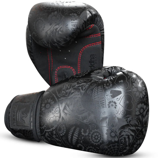 Buddha Fantasy Boxing Gloves Matt Black