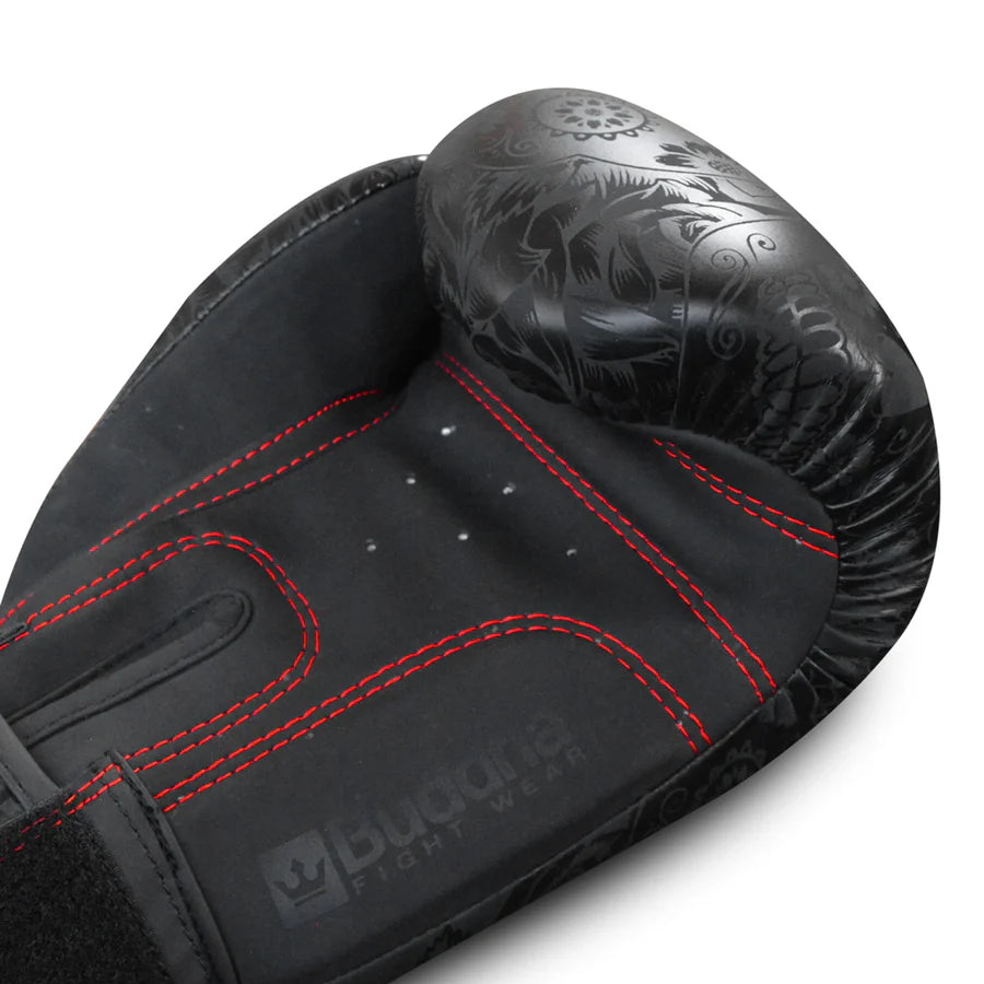 Guantes de boxeo Buddha "Mexican" color negro mate
