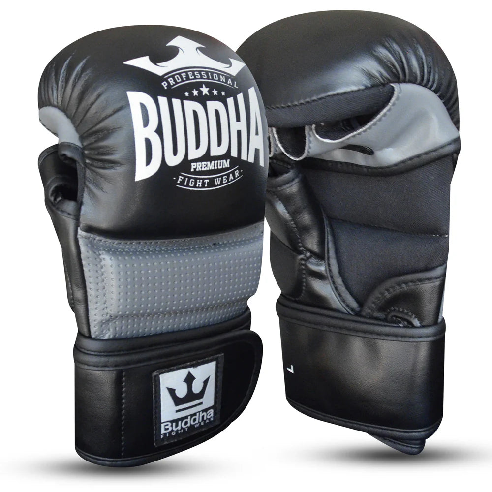 Buddha MMA Gloves Black/Grey