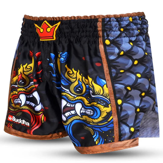 Pantalón corto Buddha para Kickboxing y Muay thai "Sanke"